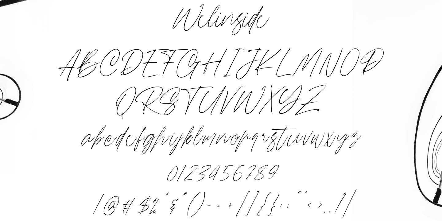 Пример шрифта Welinside #2